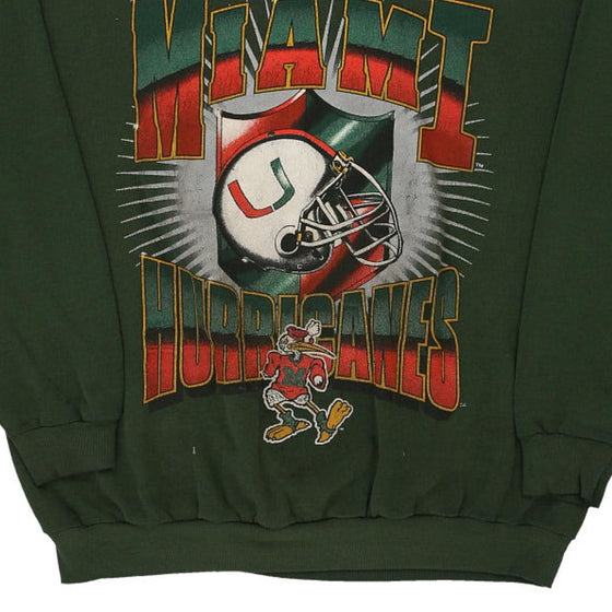 Vintage green Miami Hurricanes Tnt Sweatshirt - mens xx-large