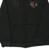 Vintage black Pirates of the Caribbean Disney Zip Up - womens x-large