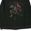 Vintage black Pirates of the Caribbean Disney Zip Up - womens x-large