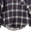 Vintage blue The Big Apple Flannel Shirt - mens large