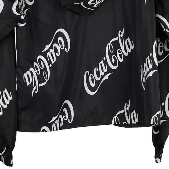 Vintage black Coca-Cola Jacket - womens medium