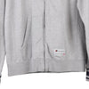 Vintage grey Champion Zip Up - mens large