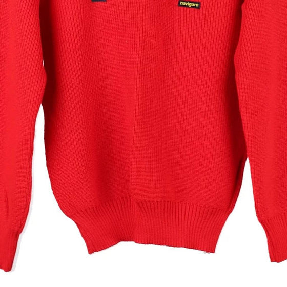 Vintage red Navigare Jumper - mens small