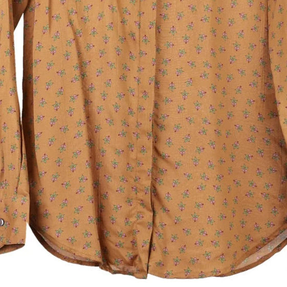 Vintage brown Benetton Blouse - womens large