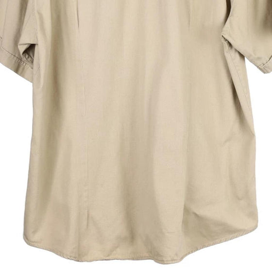 Vintage beige Kompressor Short Sleeve Shirt - mens x-large