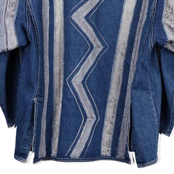 Vintage blue Oppio Denim Jacket - womens x-large