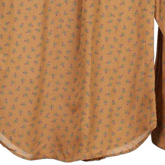 Vintage brown Benetton Blouse - womens large