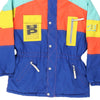 Vintage block colour Cacao Ski Jacket - womens x-large