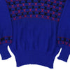 Vintage blue Giente Fe Jumper - womens medium