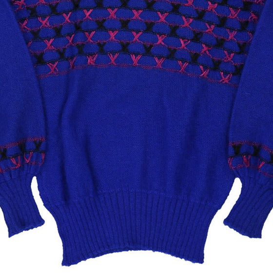 Vintage blue Giente Fe Jumper - womens medium