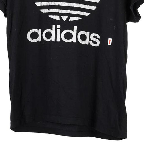 Vintage black Bootleg Adidas T-Shirt - womens medium