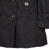 Vintage black Burberry Brit Trench Coat - womens small