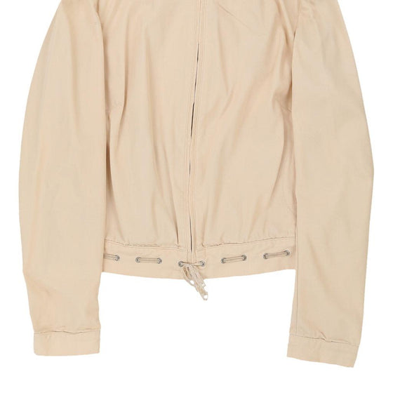 Gianfranco Ferre Jeans Jacket - Small Beige Nylon