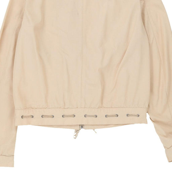 Gianfranco Ferre Jeans Jacket - Small Beige Nylon