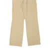 Diesel Trousers - 31W UK 10 Beige Cotton