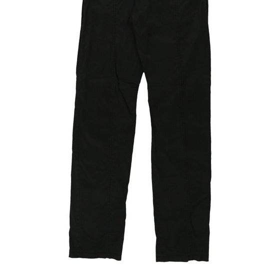 Just Cavalli Trousers - 34W UK 12 Black Cotton