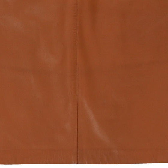 Trussardi Mini Skirt - 28W UK 8 Brown Leather