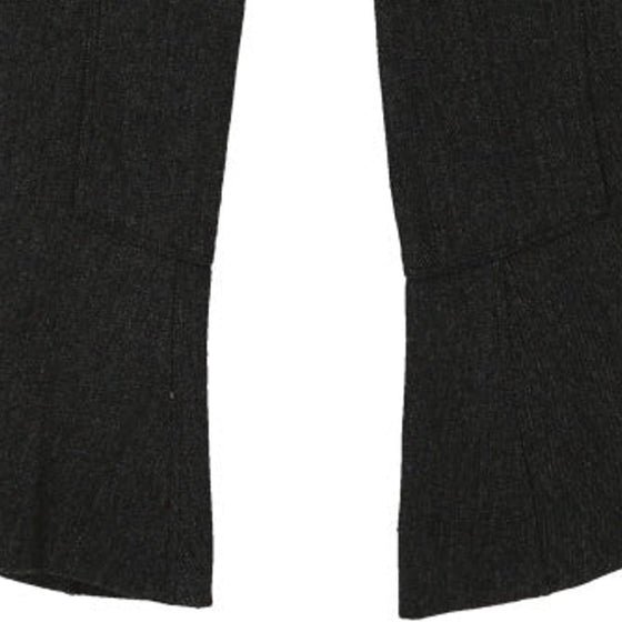 Prada Flared Trousers - 29W UK 10 Black Wool