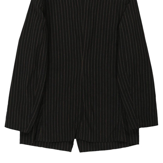 Dolce & Gabbana Striped Blazer - Small Black Cotton Blend