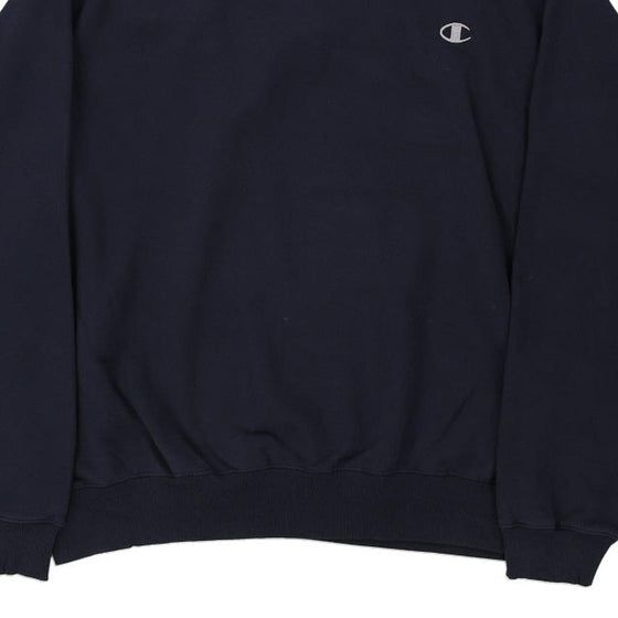 Vintage navy Champion Sweatshirt - mens x-large