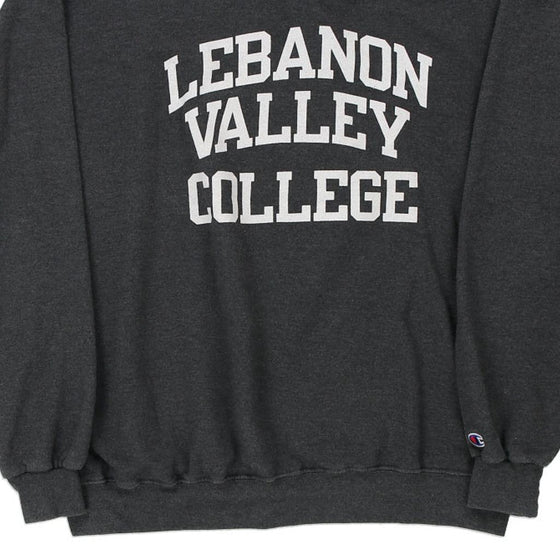 Vintage grey Lebanon Valley College Champion Sweatshirt - mens large