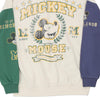 Vintage cream Mickey Mouse Disney Sweatshirt - mens large