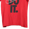 Pre-Loved red Just Do It Nike T-Shirt - mens medium