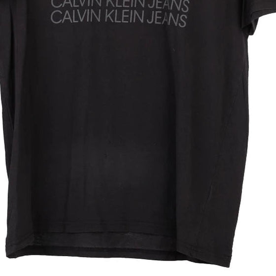 Pre-Loved black Calvin Klein Jeans T-Shirt - mens medium