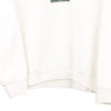 Vintage white First Choice Bank Fruit Of The Loom Sweatshirt - womens large