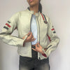 Vintage grey Dainese Leather Jacket - womens small