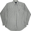 Ralph Lauren Yarmouth Striped Shirt - Large - Blue Cotton