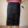 Vintage black Armani Exchange Midi Skirt - womens 28" waist