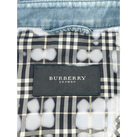 Burberry Denim Jacket - Medium - Blue Cotton Blend