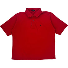  Burberry London Polo Shirt Red - Large - Red Cotton