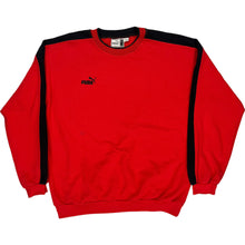  Puma Crewneck Sweatshirt - XL - Red Cotton