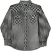 Wrangler Check Shirt - Large - Black & White Cotton