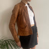 Vintage brown by Marciano Guess Leather Jacket - womens x-small