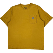  Carhartt K87 Pocket T-Shirt - XL - Yellow Cotton Blend