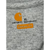 Carhartt Original Fit Henley T-Shirt - XL - Grey Cotton Blend