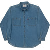 Levis Denim Shirt - XL - Blue Cotton