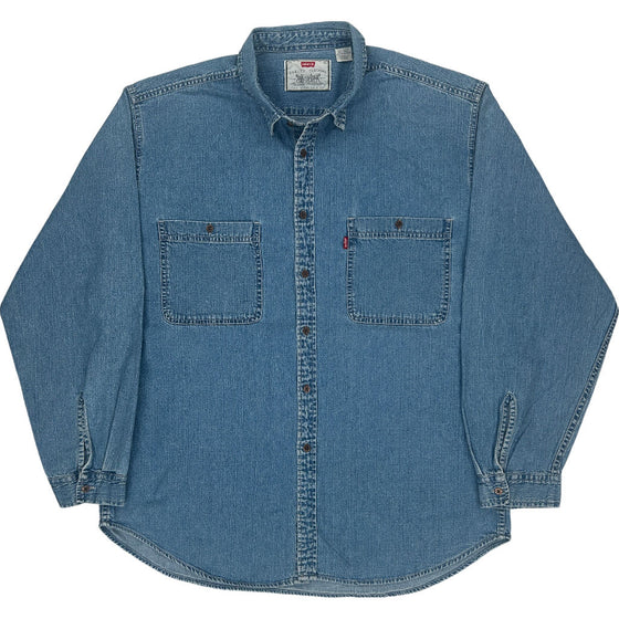 Levis Denim Shirt - XL - Blue Cotton