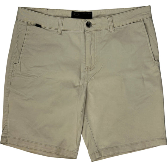 Oakley Khaki Shorts - 37W 8L - Beige Cotton