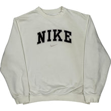  Nike Logo Sweatshirt - Medium - White Cotton Blend