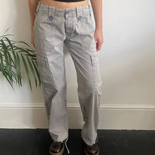  Vintage grey Replay Cargo Trousers - womens 30" waist