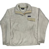 Patagonia Snap-T Fleece Jacket - Large - Beige Polyester