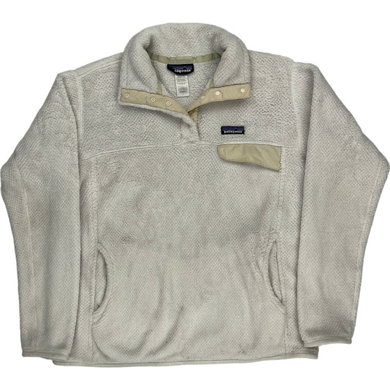 Patagonia Snap-T Fleece Jacket - Large - Beige Polyester