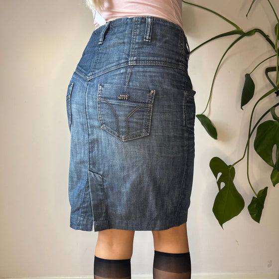 Vintage blue Miss Sixty Denim Skirt - womens 28" waist