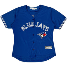  Majestic Blue Jays Jersey - Large - Blue Polyester