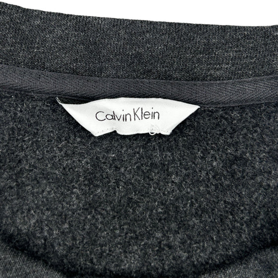 Calvin Klein Sweatshirt - Medium - Black Cotton Blend