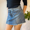 Vintage blue Sisley Denim Skirt - womens 30" waist